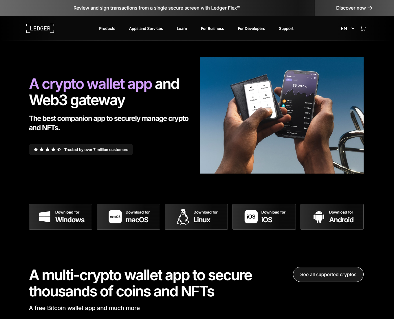 Ledger Live Desktop - Secure Crypto Management App | Ledger
